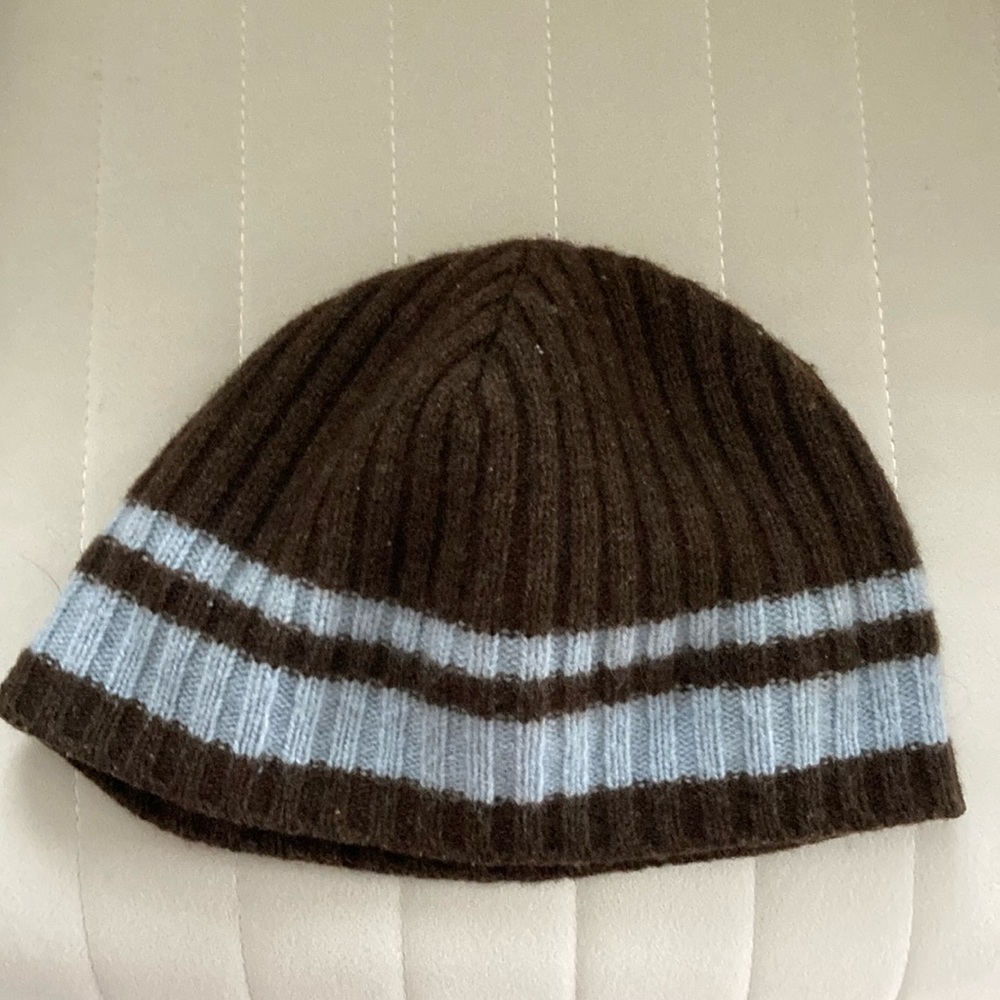 🔥unisex Gap winter hat baby blue & brown🔥